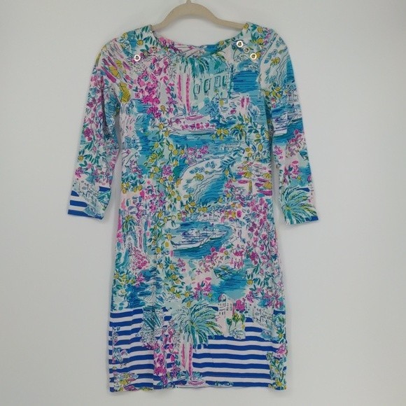 Lilly Pulitzer Dresses & Skirts - Lilly Pulitzer UPF 50+ Pearson Dress Size Extra Small 3/4 Sleeve Colorful